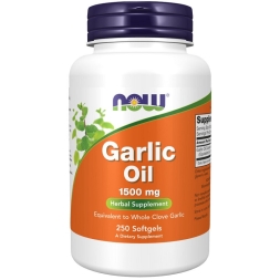 Антиоксиданты   NOW Garlic Oil 1500 mg 250 softgels 
