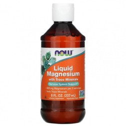 Магний NOW Magnesium Liquid   (237ml.)