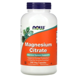Магний NOW Magnesium Citrate 133 mg   (240 vcaps)