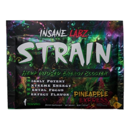 Пробники предтреников Insane Labz STRAIN   (8,5g.)