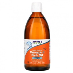 Омега-3 NOW Omega-3 Fish Oil   (500ml.)
