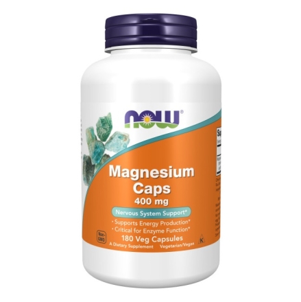 Магний NOW Foods NOW Magnesium 400mg  (180 vcaps)