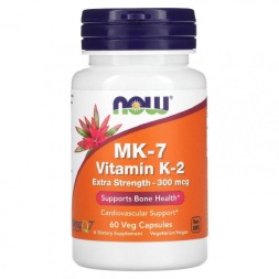Отдельные витамины NOW NOW MK-7 Vitamin K-2 100mcg 60 vcaps  (60 vcaps)