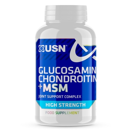 Купить Глюкозамин Хондроитин для суставов USN Glucosamine Chondroitin MSM (90 таб.)