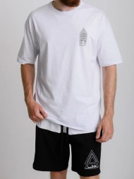 Спортивные футболки LABELLAMAFIA Футболка 22450   (Белая)
