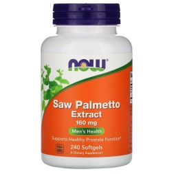 Saw Palmetto (Со Пальметто) NOW Saw Palmetto Extract 160 mg   (240 softgels)