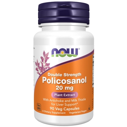  NOW POLICOSANOL 20 mg PLUS  (90 vcaps)