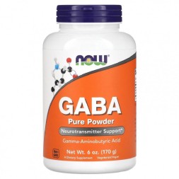 ГАБА (GABA) NOW GABA Pure Powder  (170 г)