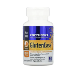 Препараты для пищеварения  Enzymedica GlutenEase   (60 caps.)