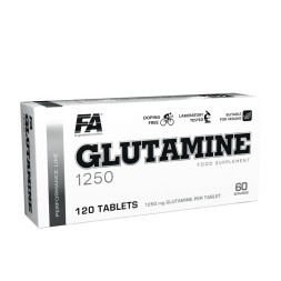 Аминокислоты в таблетках и капсулах Fitness Authority Glutamine 1250  (120 таб)