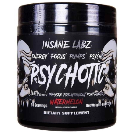 Предтрен Insane Labz Psychotic BLACK   (220g.)