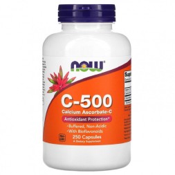 Отдельные витамины NOW C-500 Calcium Ascorbate-C  (250c.)