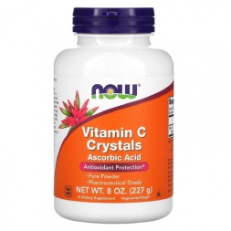 Отдельные витамины NOW Vitamin C Crystals   (227g.)