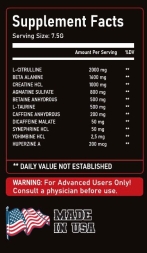 Предтренировочные комплексы Underfarm Labs Spartan 1 Servings 7,5g. 