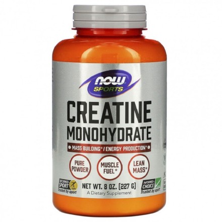 Креатин моногидрат NOW Creatine Monohydrate   (227g.)