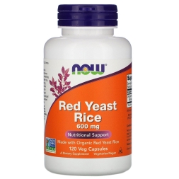  NOW Red Yeast Rice 600 mg  (120 vcaps)