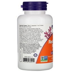  NOW Red Yeast Rice 600 mg  (120 vcaps)