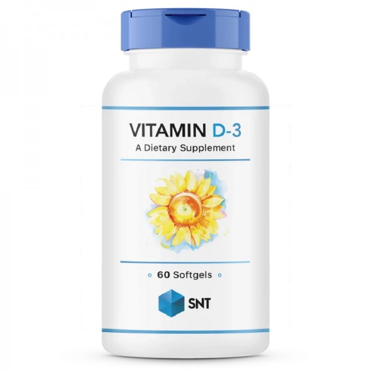 Vitamin D3 5 000 IU SNT 60 Softgels купить по доступной цене в интернет