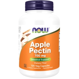 Таблетки для пищеварения NOW Apple Pectin 700 mg  (120 vcaps)