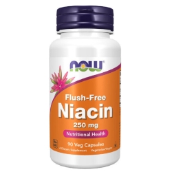 Комплекс витаминов и минералов NOW Niacin 250 mg   (90 vcaps)