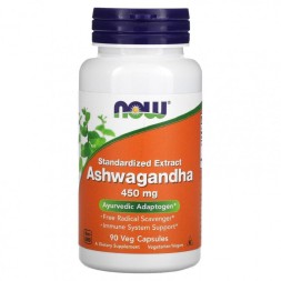 БАДы для мужчин и женщин NOW Ashwagandha 450 мг  (90 капс)