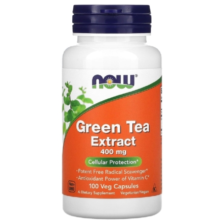 Антиоксиданты  NOW Green Tea Extract 400 mg   (100 vcaps)