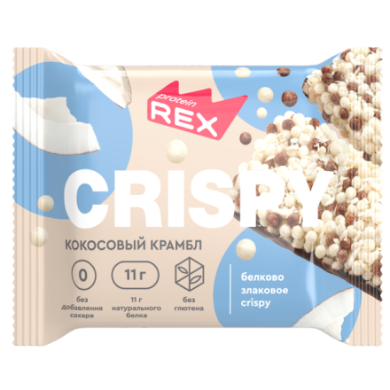 Протеиновое печенье ProteinRex 20% Crispy Протеино-злаковые хлебцы (55 г)