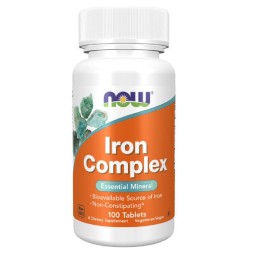 Железо NOW Iron Complex   (100 tab.)