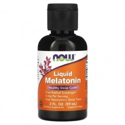 Добавки для сна NOW Melatonin Liquid  (59ml.)