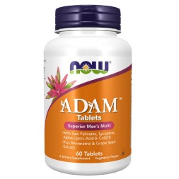 Мужские витамины NOW Adam Superior Men's Multiple Vitamin  (60 таб)
