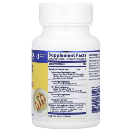 Таблетки для пищеварения ENZYMEDICA Digest Basic   (30 caps.)