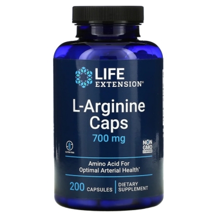 Аргинин Life Extension L-Arginine 700 mg  (200 капс)