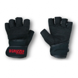 Мужские перчатки для фитнеса и тренировок Grizzly Power Training Gloves  (Чёрный)