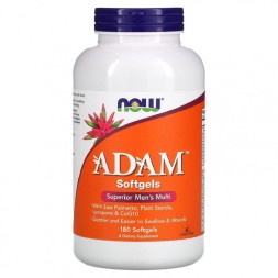 Комплексы витаминов и минералов NOW ADAM Softgels Superior Men's Multi   (180 softgels)