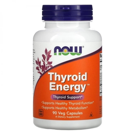 Препараты для щитовидной железы NOW Foods Thyroid Energy  (90 капс.)