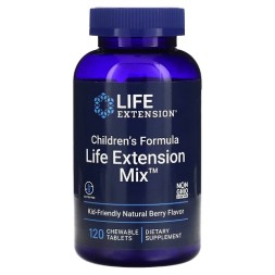Детские витамины Life Extension Life Extension Children's Formula Life Extension Mix 120 chewable tablets Berry  (120 Chewables)