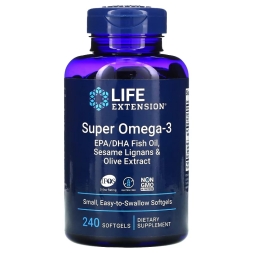 Омега 3 Life Extension Super Omega-3 240 softgels 