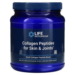 Коллаген для суставов, связок и кожи Life Extension Life Extension Collagen Peptides for Skin &amp; Joints 343g.  (343g.)