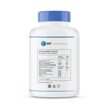 Комплекс витаминов Б SNT Coenzyme B-Complex   (180 vcaps)