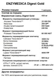Таблетки для пищеварения ENZYMEDICA Digest Gold   (45 caps)