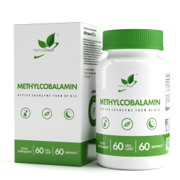 Витамин B12  Natural Supp Methylcobalamin B12 60 вег капс 
