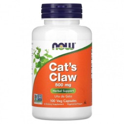 Общее укрепление организма NOW Cat's Claw 500mg   (100 caps.)