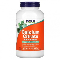 Минералы NOW Calcium Citrate Pure Powder  (227g.)