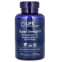 Омега 3 Life Extension Super Omega-3  (120 softgels)