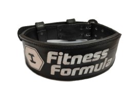 Ремни и пояса для тренировок Fitness Formula PWR-6053 Ремень из кожи с вышитым логотипом 