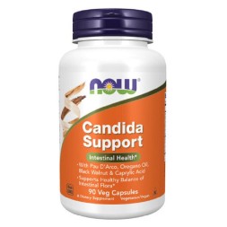 Препараты для пищеварения NOW Candida Support   (90 vcaps)