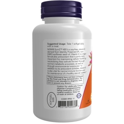 Витамин Е NOW Sun-E 400   (120 softgels)