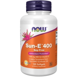 Витамин Е NOW Sun-E 400   (120 softgels)