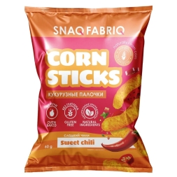 Полезный перекус SNAQ FABRIQ CORN STICKS кукурузные палочки  (60 г)