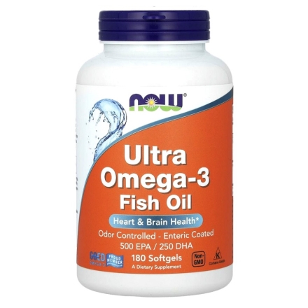 Омега 3 NOW Foods Ultra Omega-3 (180)